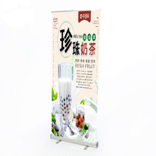 Plastic steel Roller Display Promotion Sign Easy Carry Pull Up Banner Stock in The factory 80*200cm banner